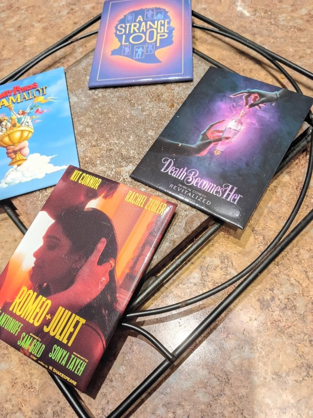 Theater Magnets lot of 4 Romeo Juliet